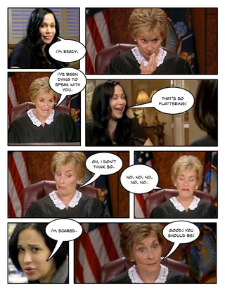 Illustration for article titled Comic Confrontations: Judge Judy Vs. Breeders
